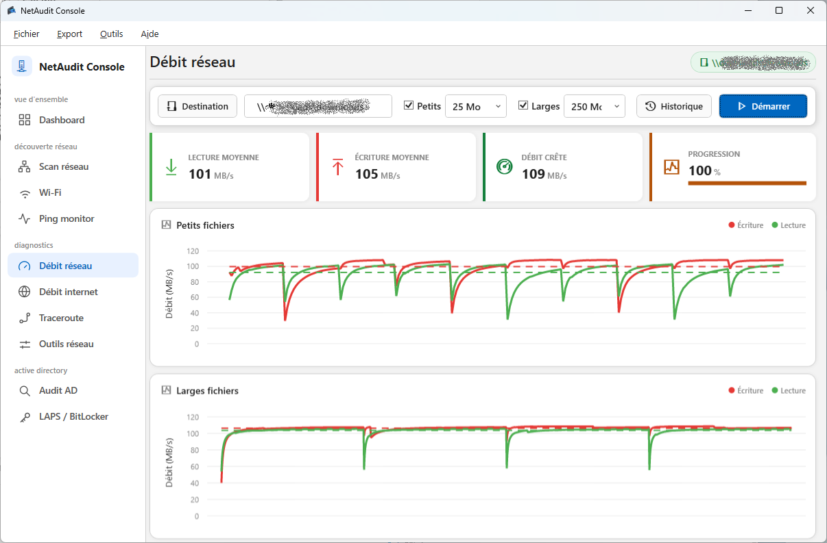 NetAudit Console - Diagnostic Wi-Fi